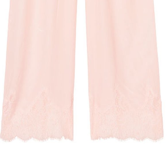 Last S Pair. VS Lightweight Silky Lace Pant Pink - Picture 9 of 16